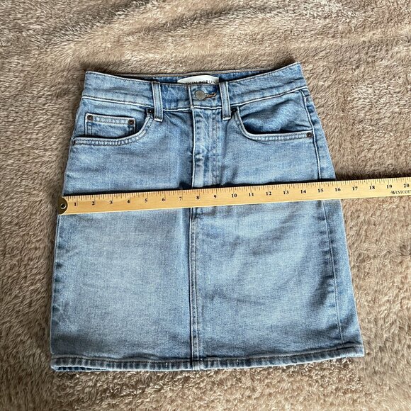 Denim Forum The Pin Up Light Wash Denim Skirt Size 26 - Picture 9 of 11